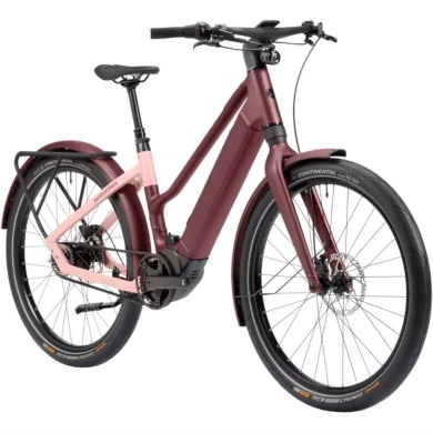 Rower elektryczny Winora iRide Pure R5f Mid red velvet