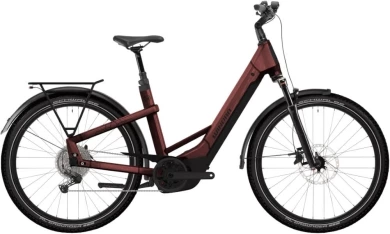 Rower elektryczny Winora Yakun X10 Low warm red