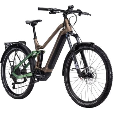 Rower elektryczny Haibike Adventr 8 brązowo-oliwkowy