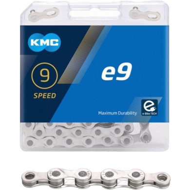 Łańcuch KMC e9 srebrny
