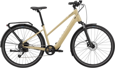 Rower elektryczny damski Cannondale Mavaro Neo SL 2 beżowy