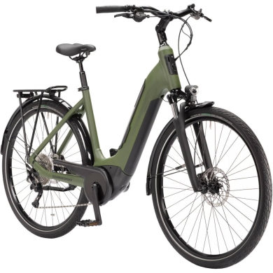 Rower elektryczny Winora Tria 10 Monotube moss green