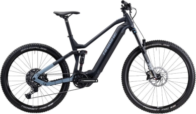 Rower elektryczny Haibike AllTrail 3 czarno-błękitny