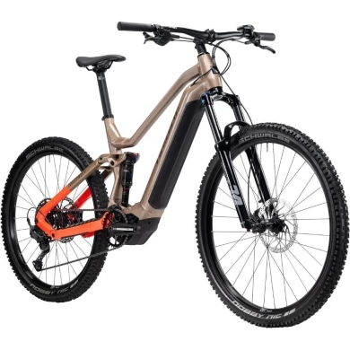Rower elektryczny Haibike AllTrail 3 beżowo-pomarańczowy