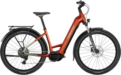 Rower elektryczny Haibike Trekking 4 Low pomarańczowy