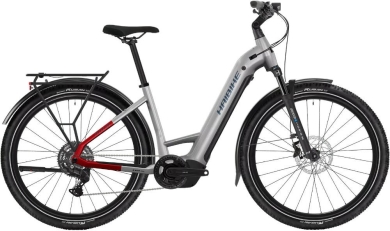 Rower elektryczny Haibike Trekking 7 Low szary 2025