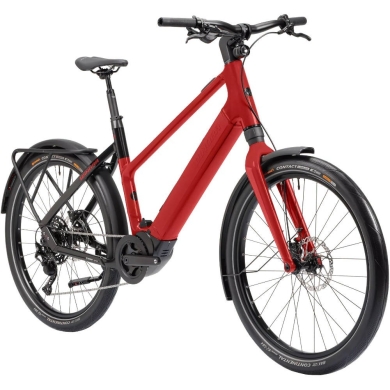 Rower elektryczny Winora iRide Pure X10 High crystal red