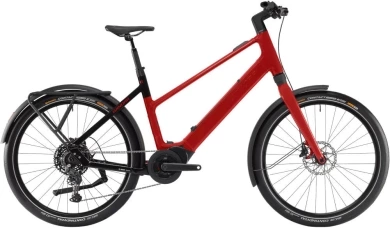Rower elektryczny Winora iRide Pure X10 High crystal red
