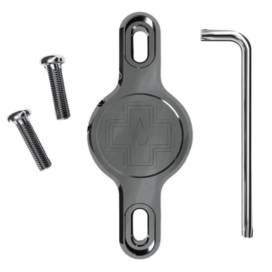 Uchwyt na lokalizator Muc-Off Secure Tag Holder 2.0 dla Apple AirTag szary