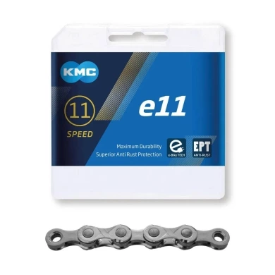 Łańcuch KMC E11 EPT srebrny