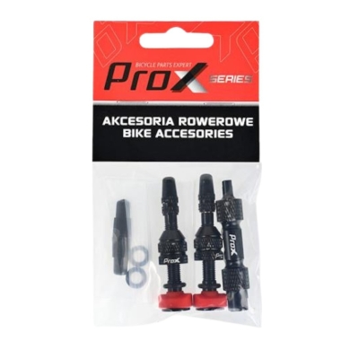 Zestaw wentyli tubeless ProX Presta (40 mm) + kluczyk