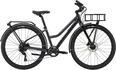 Rower miejski damski Cannondale Treadwell EQ DLX Remixte czarny