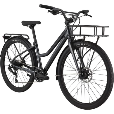 Rower miejski damski Cannondale Treadwell EQ DLX Remixte czarny