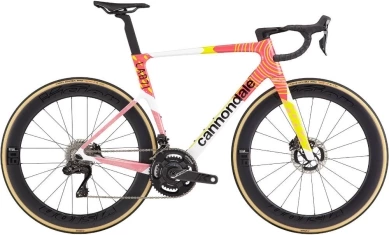 Rower szosowy Cannondale SuperSix EVO LAB71 Team biało-różowy