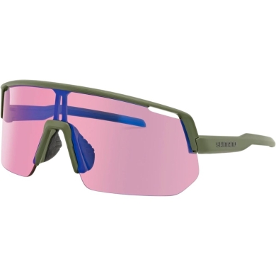 Okulary rowerowe Shimano Technium L CE-TCNL2 oliwkowe (ridescape off-road)