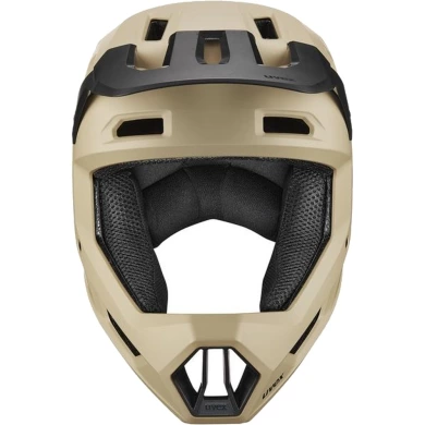 Kask rowerowy fullface Uvex Ravage beżowy