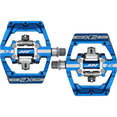 Pedały rowerowe HT X2-SX niebieskie