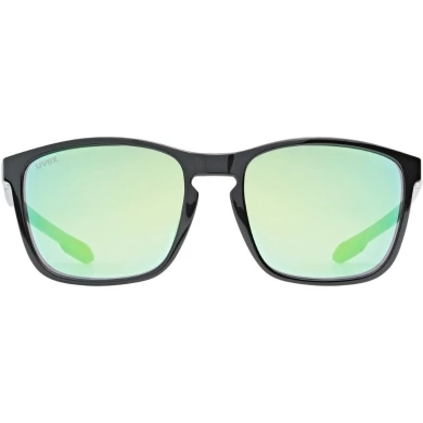 Okulary Uvex LGL 52 czarne (zielone soczewki)