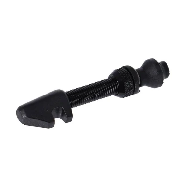Wentyl DT Swiss Tubeless z okrągłą nakrętką czarny