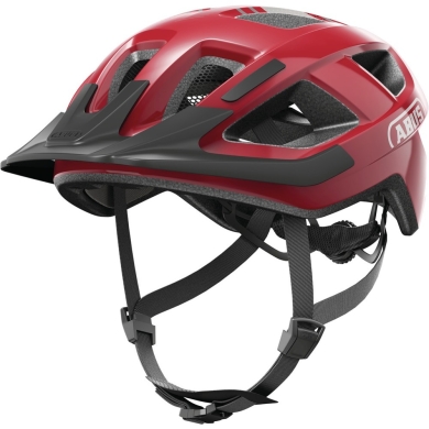 Kask rowerowy Abus Aduro 3.0 LED blaze red