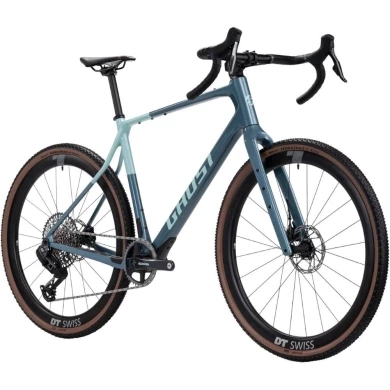 Rower gravel Ghost Asket CF X misty green