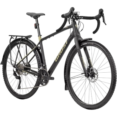 Rower gravel Ghost Asket Essential EQ AL black light khaki