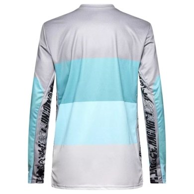 Koszulka rowerowa z długim rękawem Fox Ranger Grid szara