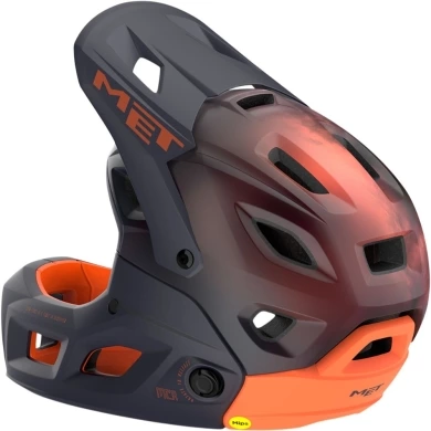 Kask rowerowy fullface MET Parachute MCR MIPS purple haze