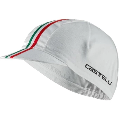 Czapka kolarska Castelli Italia biała