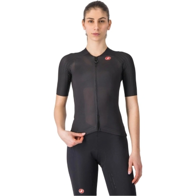 Koszulka rowerowa damska Castelli Aero Pro 8S W czarna