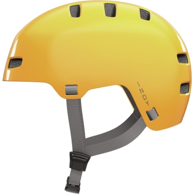 Kask rowerowy orzech Abus Indy żółty