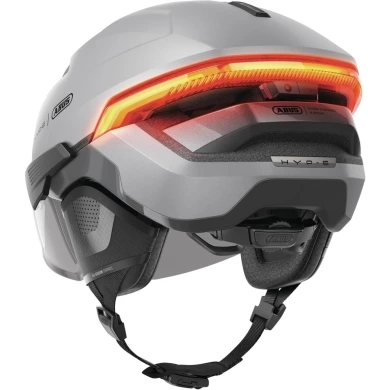 Kask rowerowy Abus HYP-E ACE srebrny