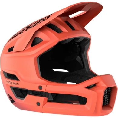 Kask rowerowy fullface Bluegrass Vanguard Core MIPS koralowy