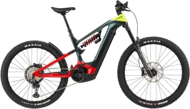 Rower elektryczny Cannondale Moterra Neo Carbon LT 1 zielono-czerwony