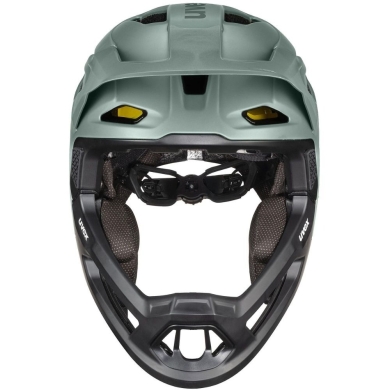 Kask rowerowy fullface Uvex Revolt MIPS zielony