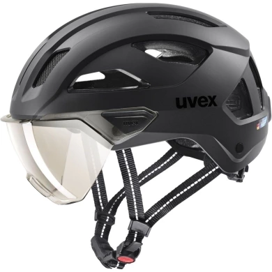 Kask rowerowy Uvex Stride Visor czarny
