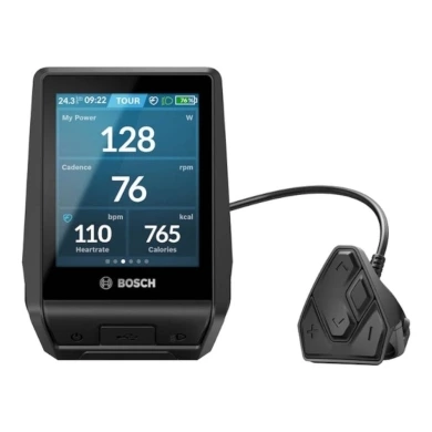 Wyświetlacz do rowerów elektrycznych Bosch Nyon z manetką