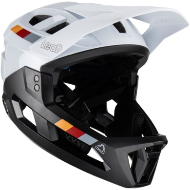 Kask rowerowy fullface Leatt MTB Enduro 2.0 biało-czarny