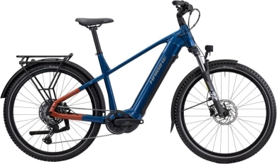 Rower elektryczny Haibike Trekking 4 High niebieski 2025
