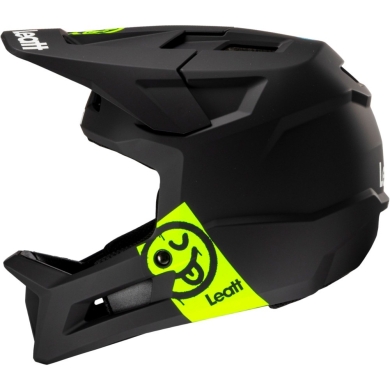 Kask rowerowy fullface Leatt MTB Gravity 1.0 Junior czarny