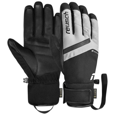 Rękawice narciarskie Reusch Booster GORE-TEX czarno-białe
