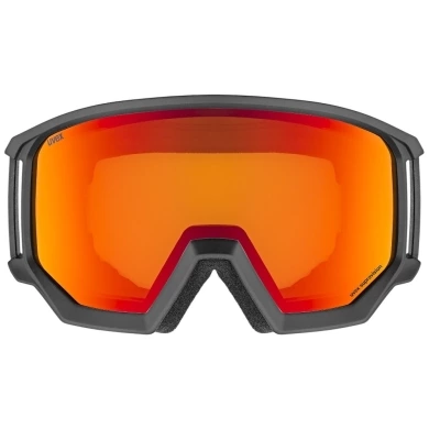 Gogle narciarskie Uvex Athletic FM czerwony-czarne