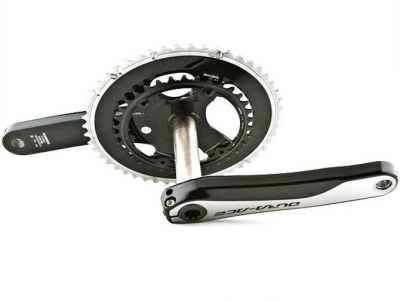 Mechanizm korbowy Shimano Dura-Ace FC-9000 srebrny