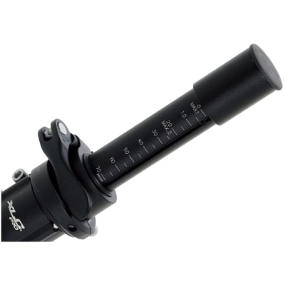 XLC ST L02 Przedłużenie rury sterowej z regulacją na szybkozamykacz 110-180 mm czarne