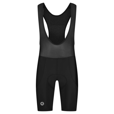 Spodenki rowerowe z szelkami Rogelli Core czarne - 2XL