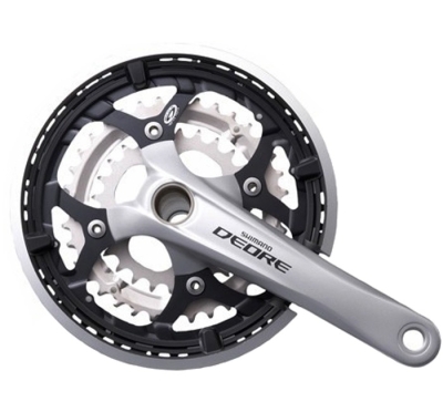 Mechanizm korbowy Shimano Deore FC-M590 srebrny
