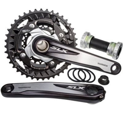 Mechanizm korbowy Shimano SLX FC-M672 czarny