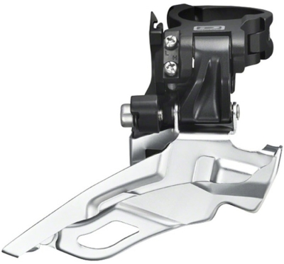 Shimano FD M611 Deore Przerzutka przednia 3x10 down swing obejma
