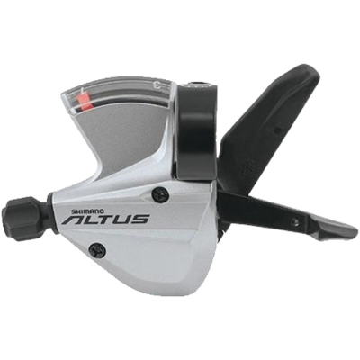 Shimano SL M370 Altus Manetka dźwignia przerzutki 3 rz. lewa srebrna