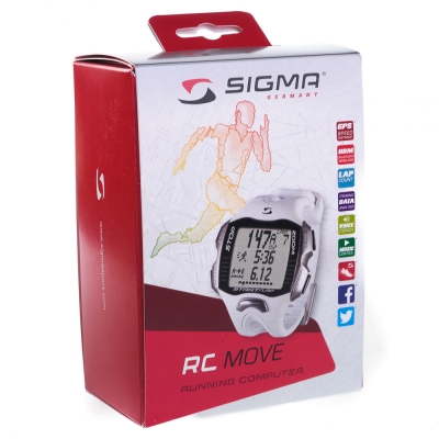 Pulsometr Sigma RC Move biały